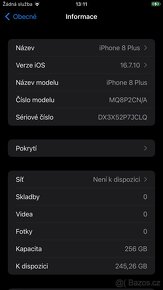 Prodám iPhone 8Plus 256 GB v perfektním stavu - 10