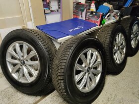 Alu kola Audi Q5 5x112 r17 Originál, ZIMNÍ pneu7mm 235/65 - 10