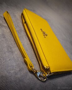 Prada Saffiano Yellow Leather Wallet - 10