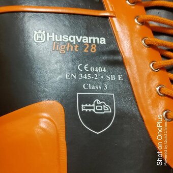 Ochranné holínky-HUSQVARNA -Functional light velikost 37 EUR - 10