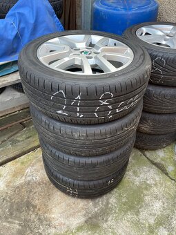 Alu kola 5x112 včetně letních pneu 225/50 R17 - 10