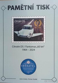 0 Euro Souvenir Citroen DS Fantomas konvolut komplet pouze 2 - 10