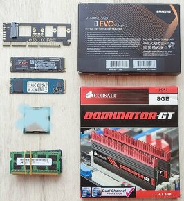 RAM DDR3 paměti pro PC značkové i herní, 1 až 2x8GB, poradím - 10