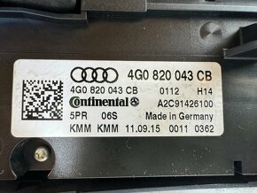 Ovladani topeni - klimatizace - Audi A6 4G/C7 - 11