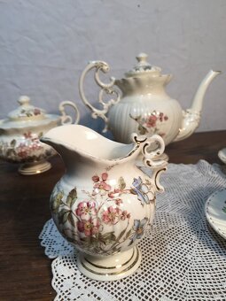 Velmi starý servis pro děti nádherný porcelán - 11