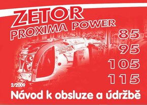 NÁVOD K OBSLUZE ZETOR PROXIMA PLUS A POWER - 11