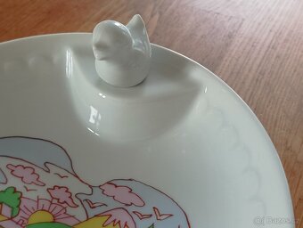 RUČNĚ MALOVANÝ DĚTSKÝ PORCELÁNOVÝ TERMOTALÍŘ LIMOGES FRANCIE - 11