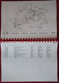 Kombajn E 514 návod + kat. dílů + katalog dílů motor IFA - 11