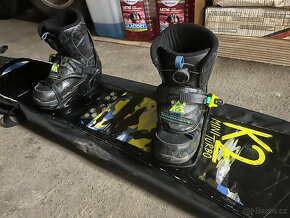 K2 dětský snowboard 120cm + boty K2 - 11