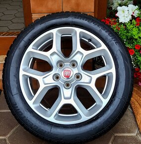 alu R17 5x110, zimné pneu 215/55, Fiat 500X, NOVÉ - 11