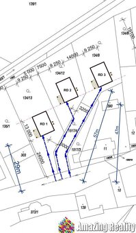 Prodej pozemku pro výstavbu RD, 1.186 m2, v obci Tismice, ok - 11