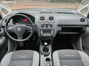 VW Caddy 1.9TDI 77kW,klima,bez koroze,tažné,výhřev,serviska. - 11