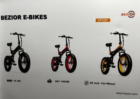 Prodám skládací elektro Fat Bike BEZIOR XF 200 - 11