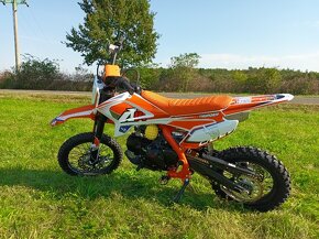 Pitbike Thunder 125cc 14/12 poloautomat E-start oranžová - 11