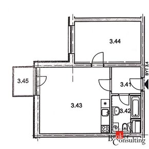 Pronájem, byty/2+kk, 47.2 m2, Jaroslava Holečka 3308, Kročeh - 11