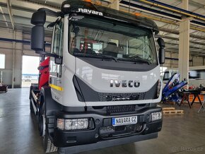 NOVÉ IVECO 180E28 RUKA PALFINGER + NOSIČ KONTEJNERU 10T - 11