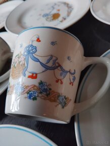 Porcelánová souprava s cukřenkou Husa Vier Jahreszeiten - 11