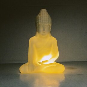 Svítící Buddha, LED lampa - 11