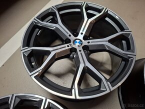 Originál sada 21" BMW G05, X5, X6 style 741M - 11