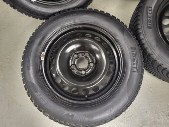 Originál 15" VW Škoda 5x100 zimní pneu 7-8mm - 11