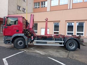 Prodám MAN TGM 18.290 kontejner +hydraulická ruka Amco Veba - 11