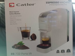 Kapslový kávovar Catler ES 702 Porto W, nový, nepoužitý - 11