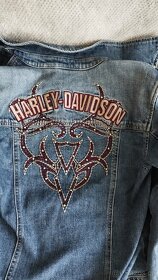 Harley Davidson pružná jeans bunda - 11