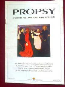 časopisy pro obor psychologie - PSYCHOLOGIE DNES, PROPSY, - 11