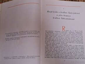 1. vydání, Príbehy z Tisíc a jednej noci, 1958,  SVKL - 11