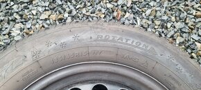 Plechové disky VW Polo 5x100 5,5x15 ET40 185/65r15 zimní - 11