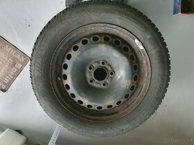 4 ks Disky + pneu Ford, Fulda zimní 6 mm 215/55/16 - 11