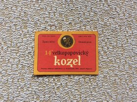 Pivní etikety Svijany, Březnice,  Louny, Velké Popovice, Nym - 11
