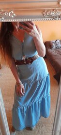 Esmara džínové dlouhé šaty - 11