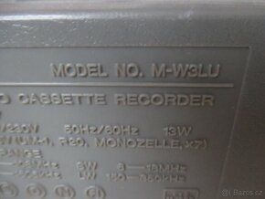 Nabízím retro radio Sanyo M-W3LU. - 11