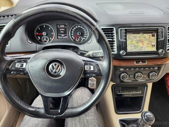 VW Sharan 2.0TDI 110kW 4x4 Sedm míst Tažné Odpočet DPH - 11