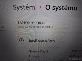 Lenovo IdeaPad Gaming 3-šestijádro, RAM 16GB, grafika 4GB - 11