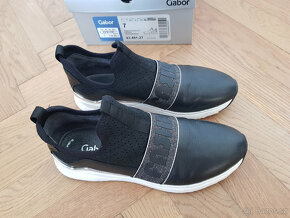 Černé kožené boty GABOR vel. 40,5 - 11
