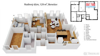 Prodej rodinného domu, 129 m², Benešov - 11