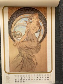 Nástěnný kalendář Alfons Mucha 1989 - 11