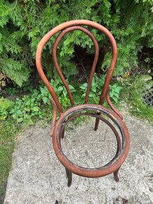 Židle z ohýbaného dřeva - Thonet (3 ks) - 11