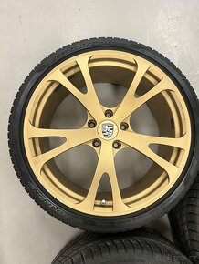 Disky R22 Techart 5x130 vč. zimních pneumatik 295/30R22 - 11