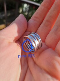 Stříbrný prsten Ag 925, vel. 53 - 11