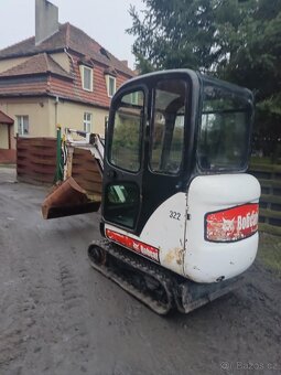 Bobcat 322 minibagr 1,6T + 3x lžíce - 11