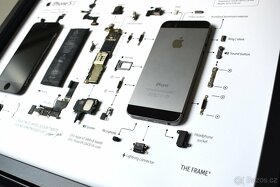 Nástěnný obraz iPhone 5S - dekorace bytu, kanceláře nebo dár - 11