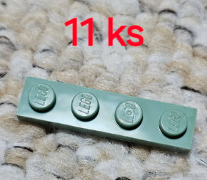 Nové LEGO kostky barvy Sand Green - 1635 ks - 11