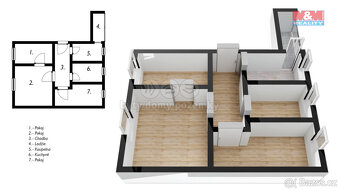 Prodej bytu 3+1, 65 m², Náchod, ul. Pražská - 11