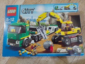 Lego City 4203 Přeprava rypadla - 11