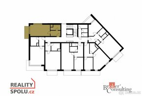 Pronájem, byty/1+kk, 44 m2, Goldscheiderova 3055/5, Jižní Př - 11