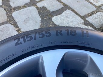 Alu kola originál NISSAN 18" 5x114,3 letní pneu 215/55R18 - 11