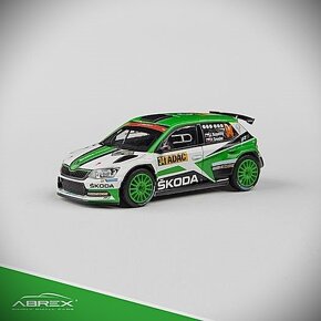 Model ŠKODA Fabia III R5 Rally Deutschland 2017 Abrex 1/43 - 11